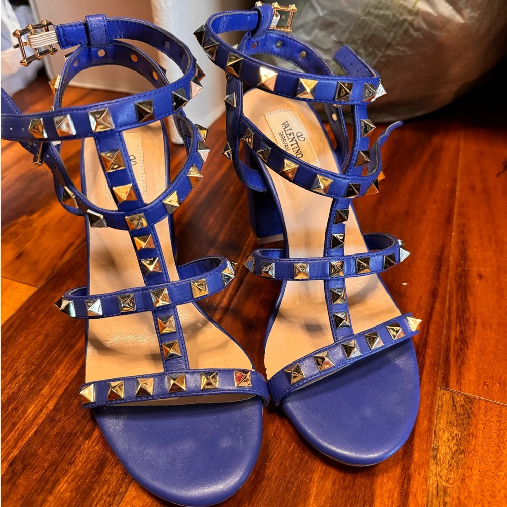 Valentino rhinestone heels
